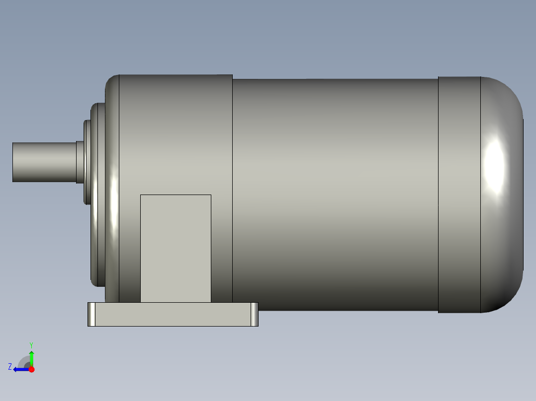 成邦400W电机15-90右视图