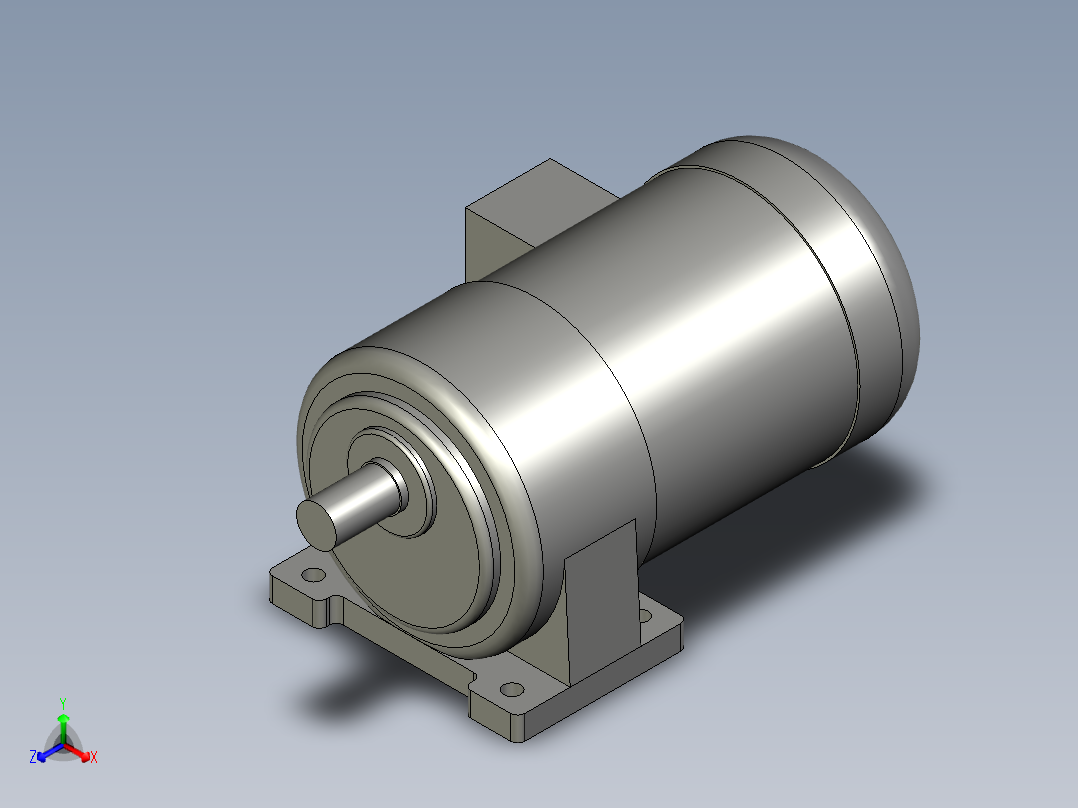 成邦400W电机15-90正等轴测图