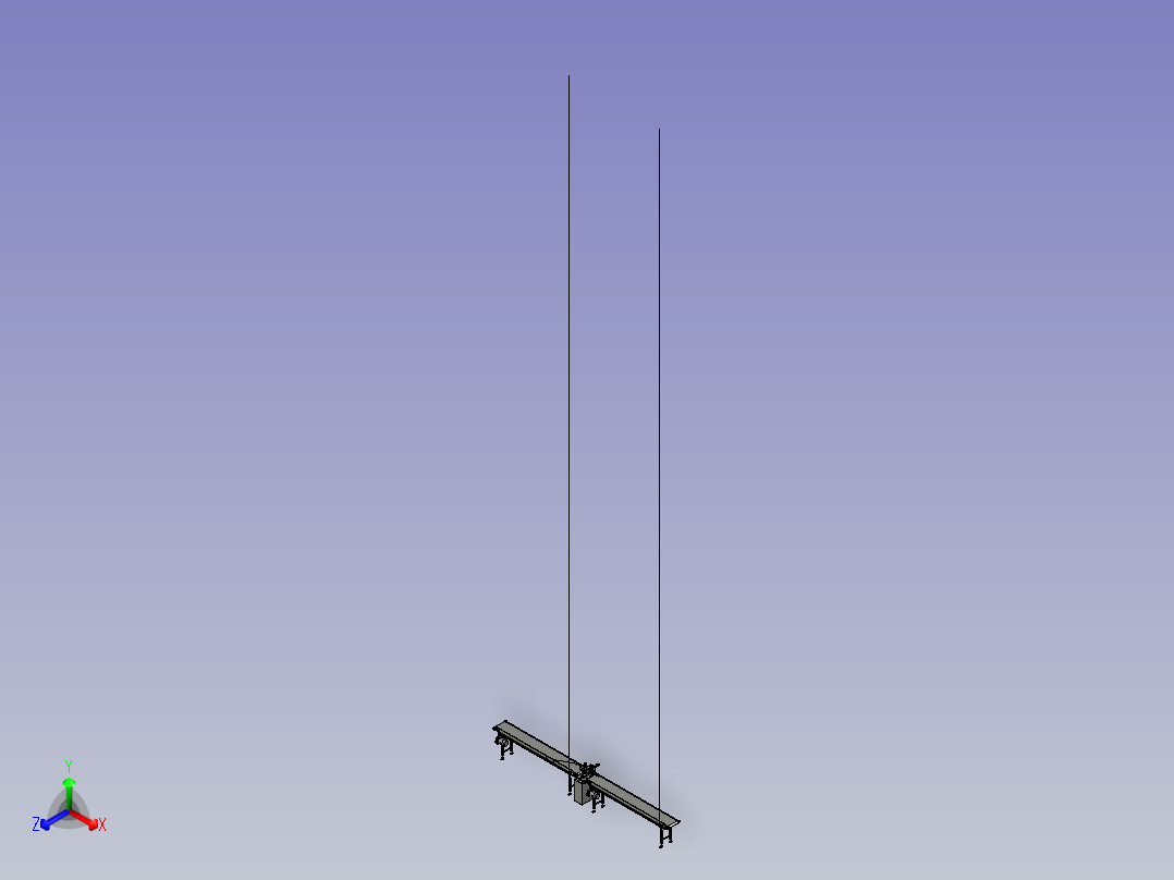 自动压合装置线前视图