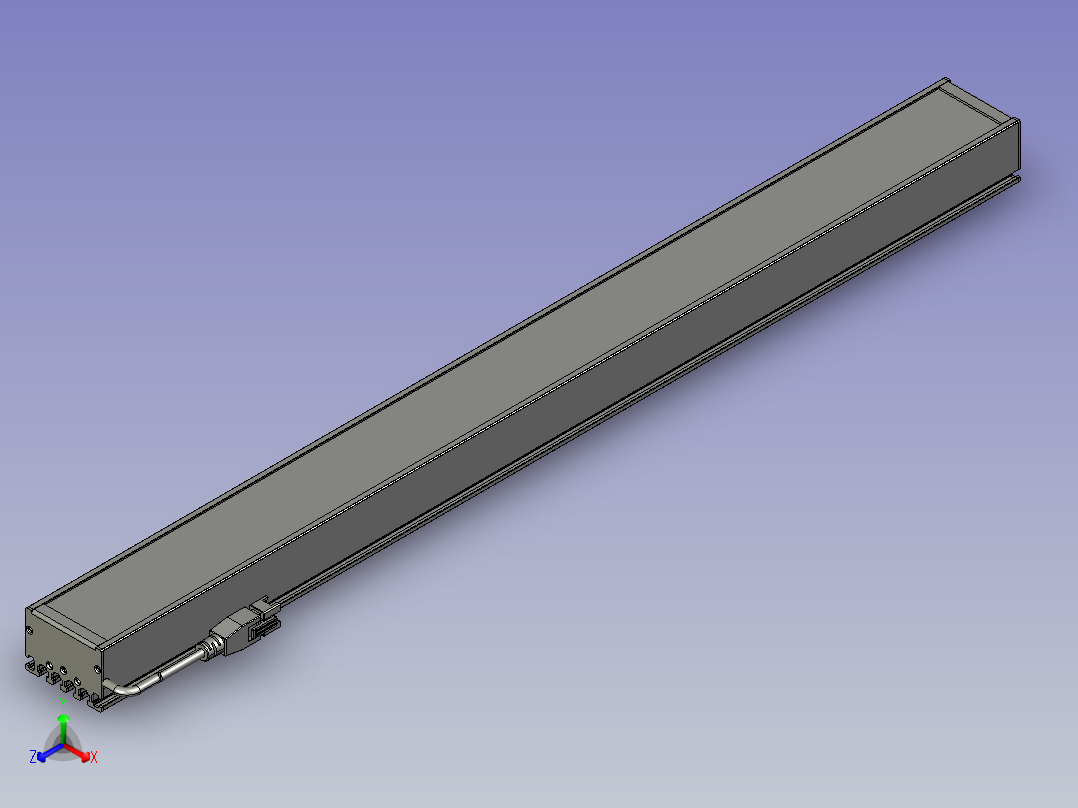 胶壳光源CST-2BS46238(条形)主视图