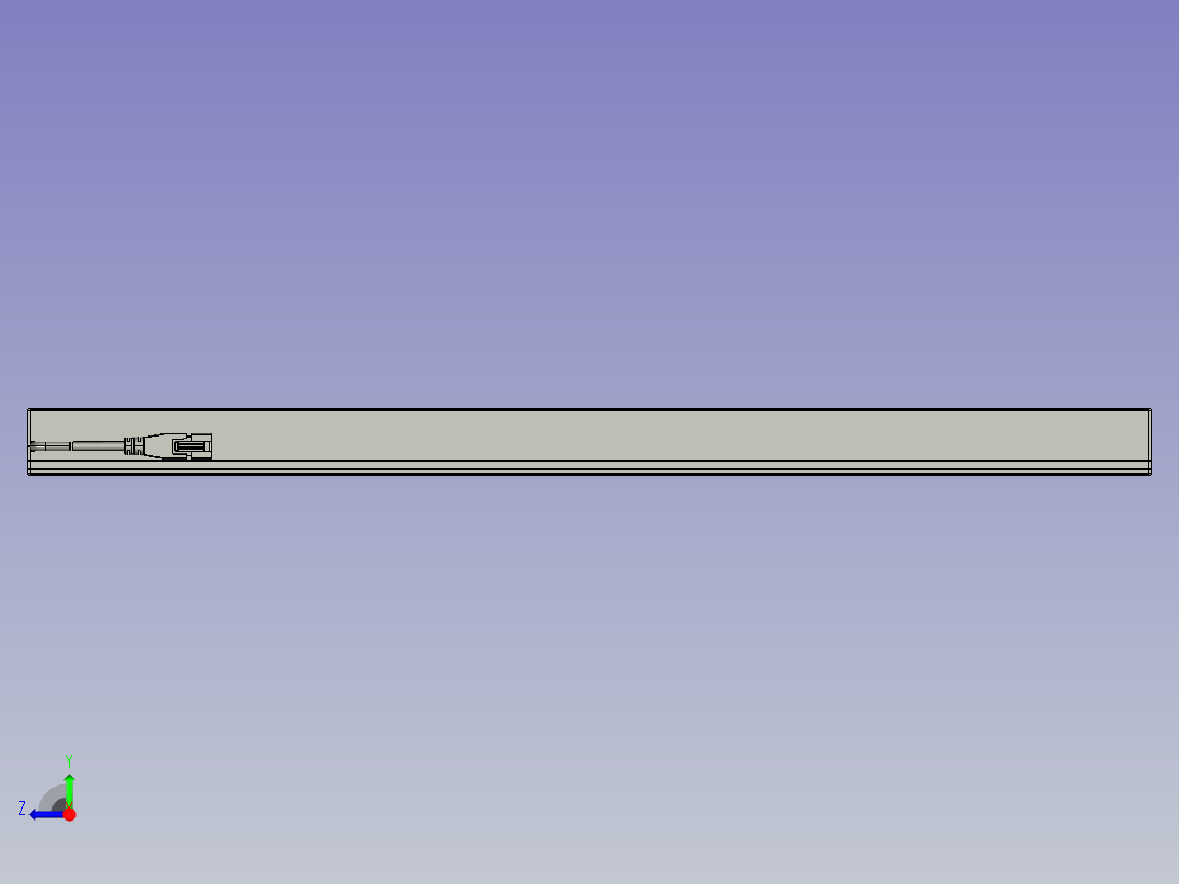 胶壳光源CST-2BS46238(条形)右视图