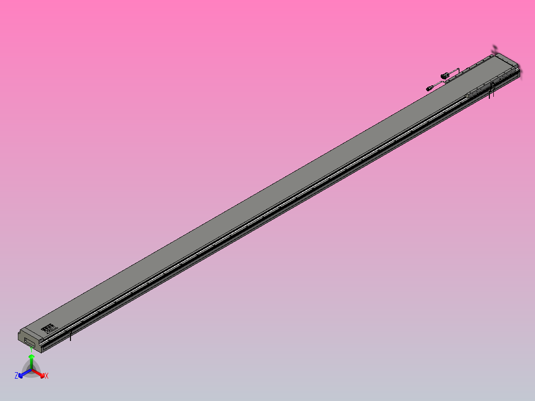 直驱直线电机轴TPA-LNP2-170-35C6-1-L3060-3-C-05-N3主视图