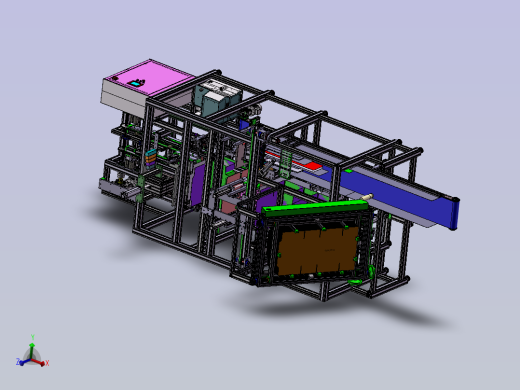 A44-纸板包装机（自动纸板开箱成形折弯封箱）sw21