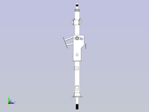 一种农机用转向柱左视缩略图