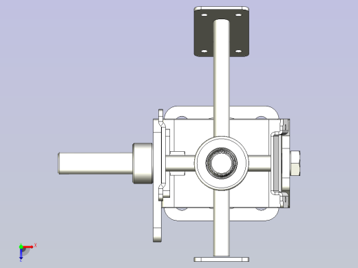 一种农机用转向柱俯视缩略图