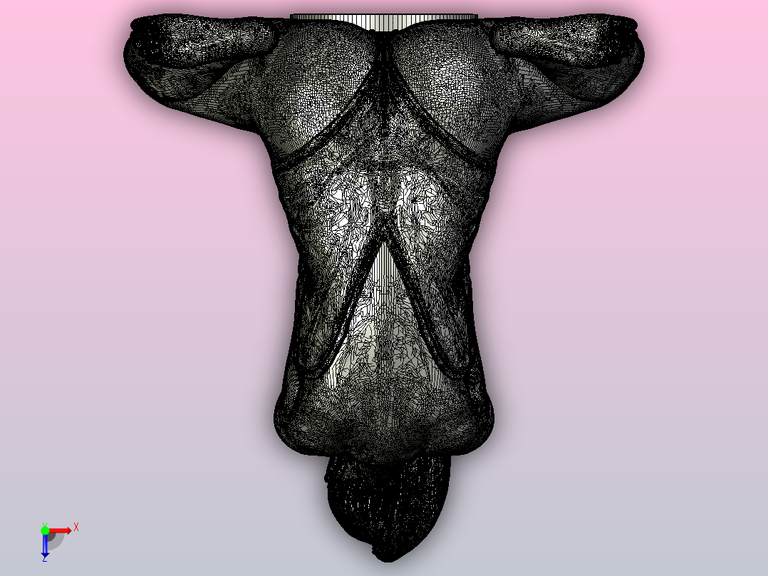 海滩上的女孩_stls俯视图