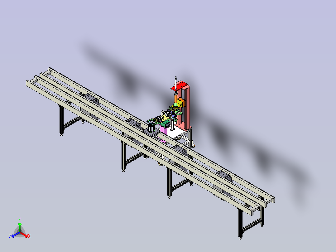 过滤器头部压装机3D图纸正等轴测图