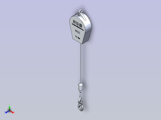 工业用防坠器1t-5m(重型).STEP