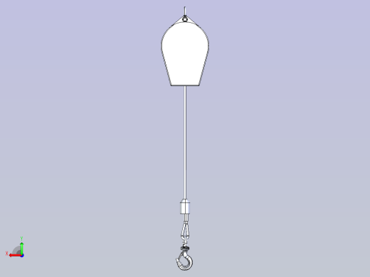 工业用防坠器1t-5m(重型).STEP后视缩略图