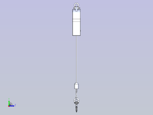 工业用防坠器1t-5m(重型).STEP左视缩略图