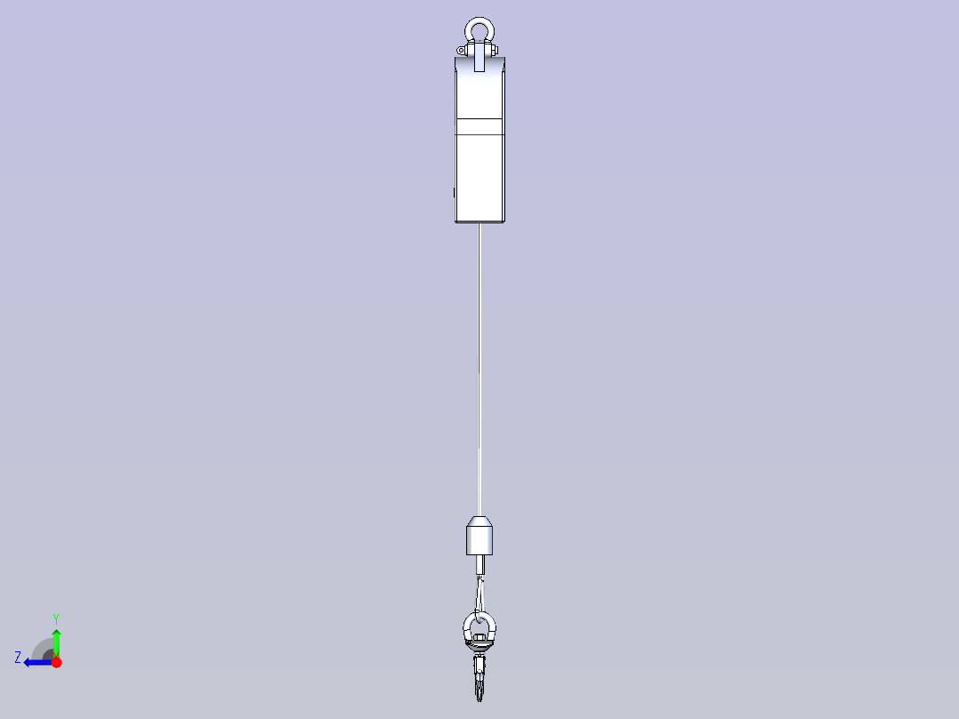 工业用防坠器1t-5m(重型).STEP右视图