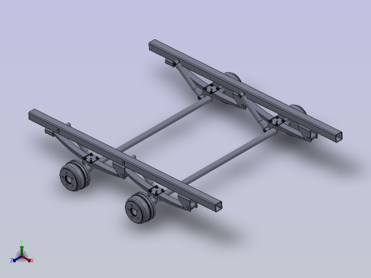 Tikitreiler拖车正等轴测缩略图