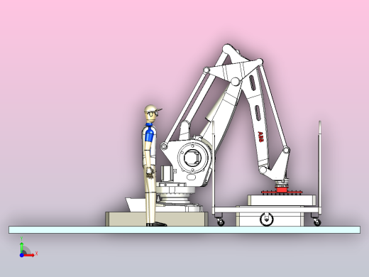ABB IRB660托盘机器人前视缩略图