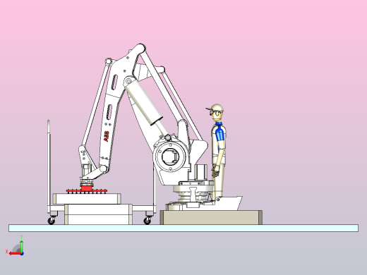 ABB IRB660托盘机器人后视缩略图