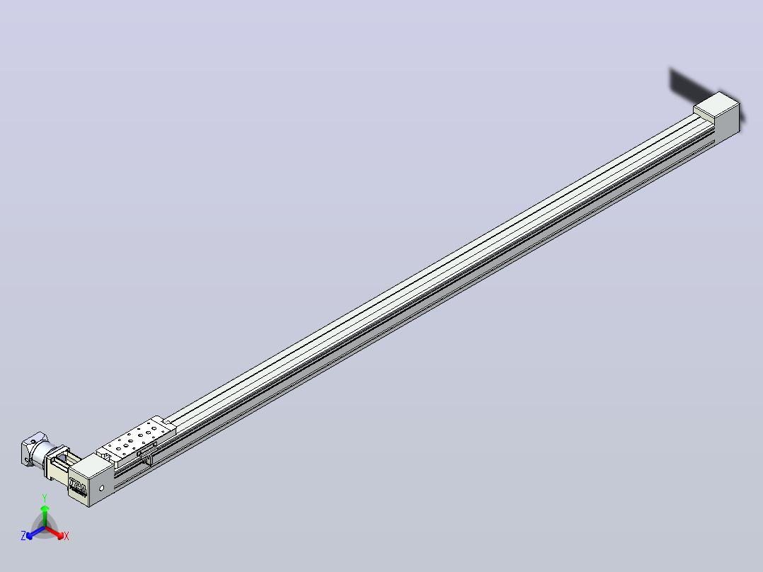 带式直线轴半闭式TPA-ONB-60-140-L1650-DL-J60-N3主视图