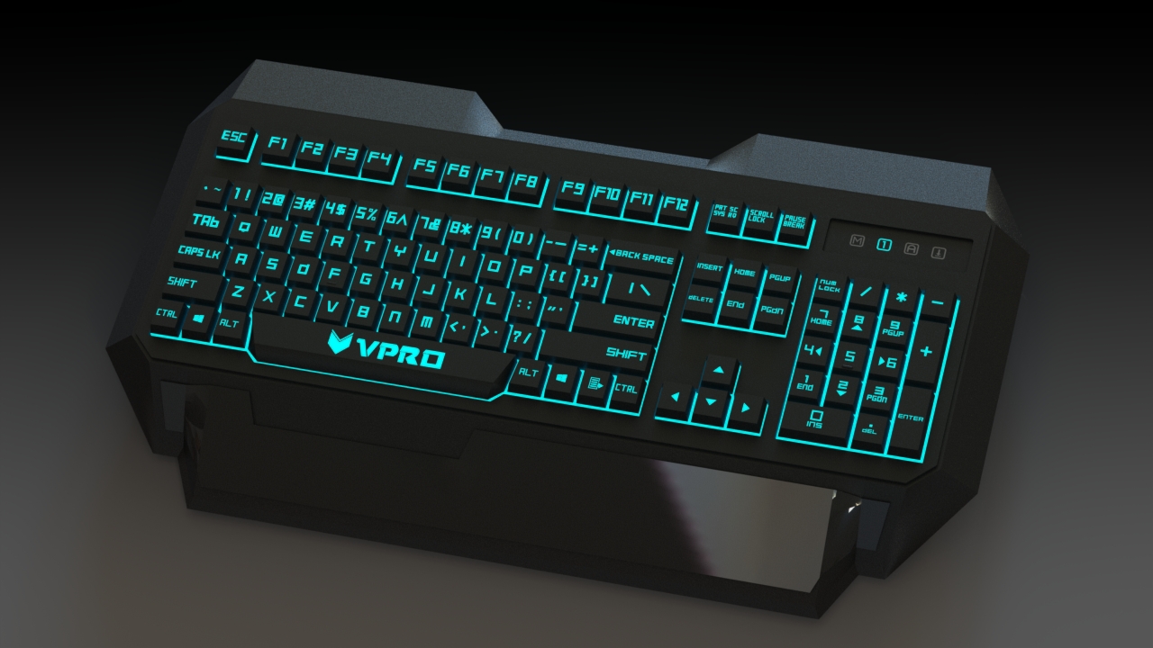 V1背光游戏键盘