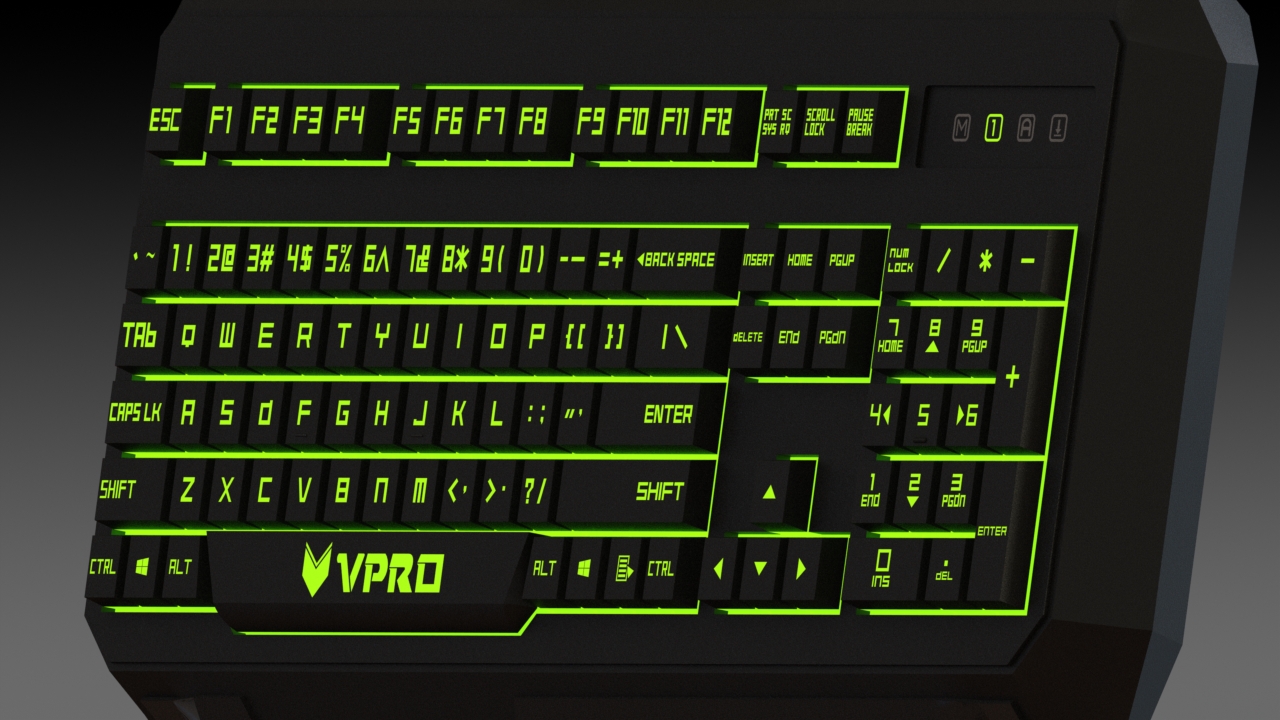 V1背光游戏键盘