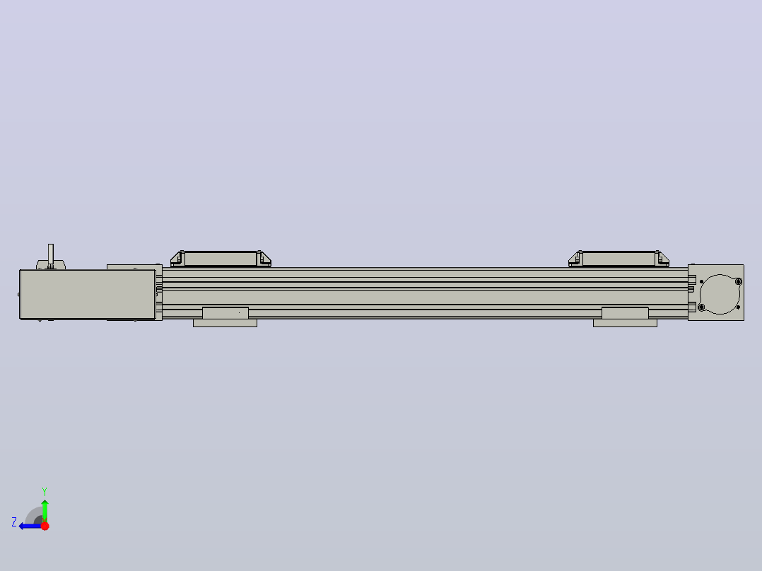 MKB65欧规皮带滑台[MKB65.L120.500.R.P40.C3]右视图