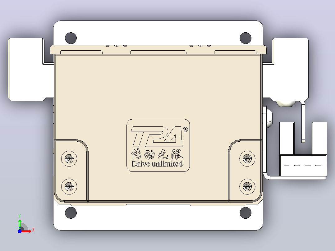 线性模块铝制底座TPA-KNR-60E-1205C-L700A1-M-BJ60-N3前视图
