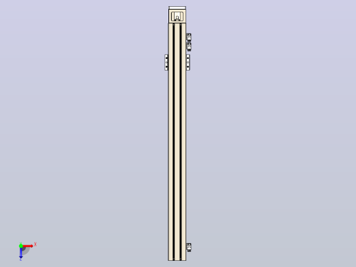 线性模块铝制底座TPA-KNR-60E-1205C-L700A1-M-BJ60-N3俯视缩略图