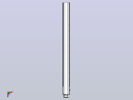 皮带直线轴半封闭可选导轨TPA-HNB-202D-140-L2350-RU-C-P75-N3俯视缩略图