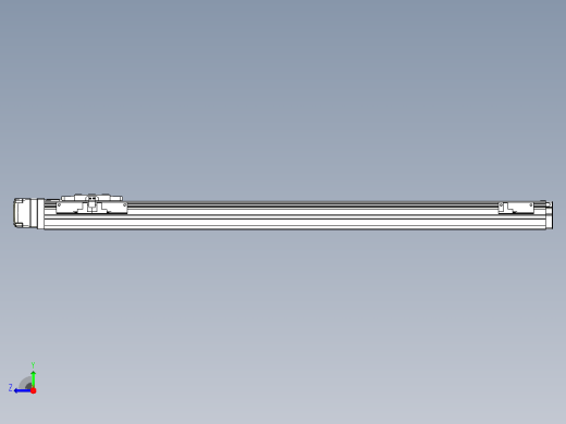 滚珠丝杠直线轴内置导轨TPA-GCR-40-1210C-L600-MR-M10-N3右视缩略图