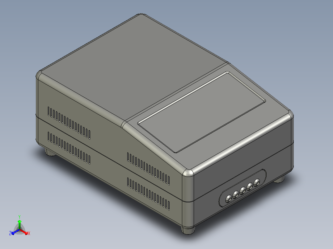 TM-5～8自动交流稳压器三维模型202101主视图