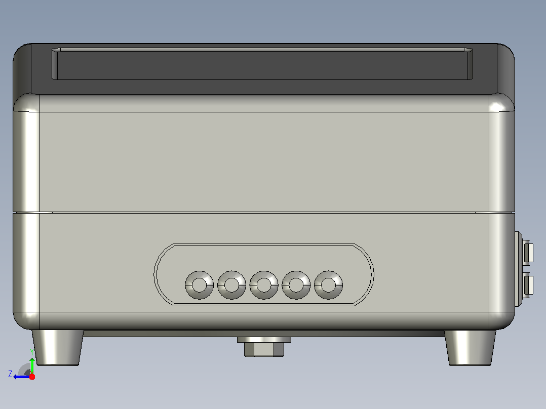 TM-5～8自动交流稳压器三维模型202101右视图