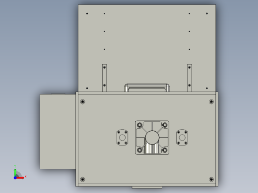 压垫脚工装前视缩略图
