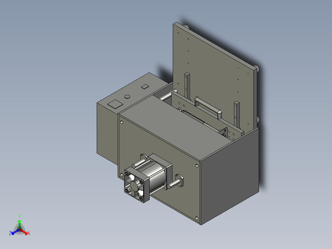 压垫脚工装正等轴测图