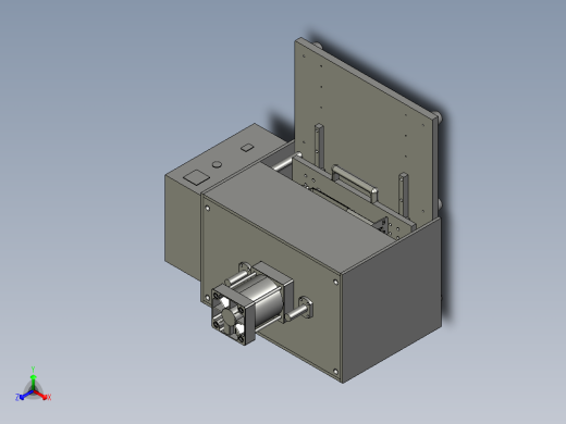压垫脚工装正等轴测缩略图