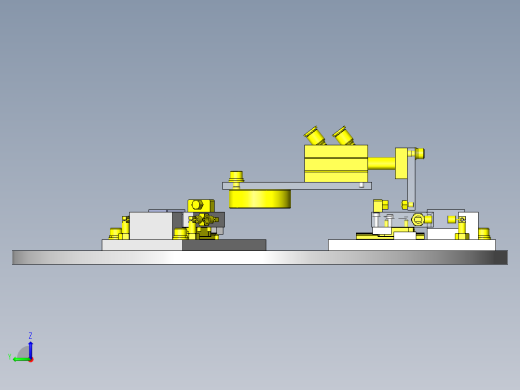 工件维持机构左视缩略图