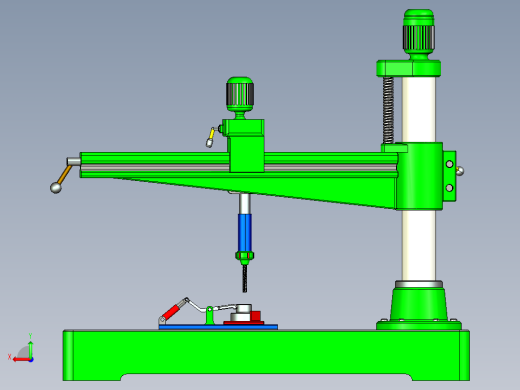 半自动钻床设计及运动学分析后视缩略图