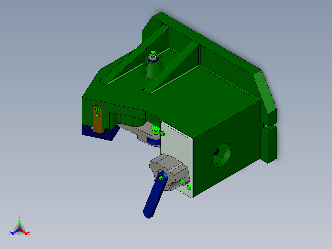 拨叉的CADCAPP设计及夹具PROE造型