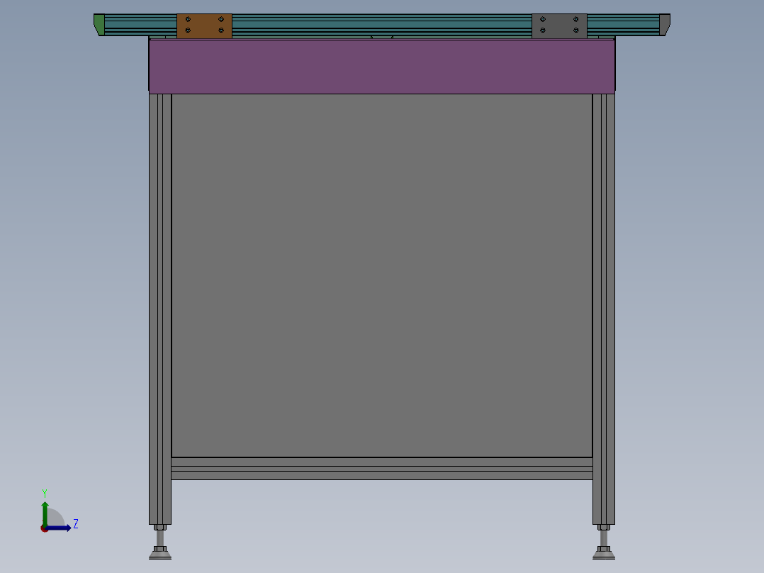 接驳台sw16可编辑左视图