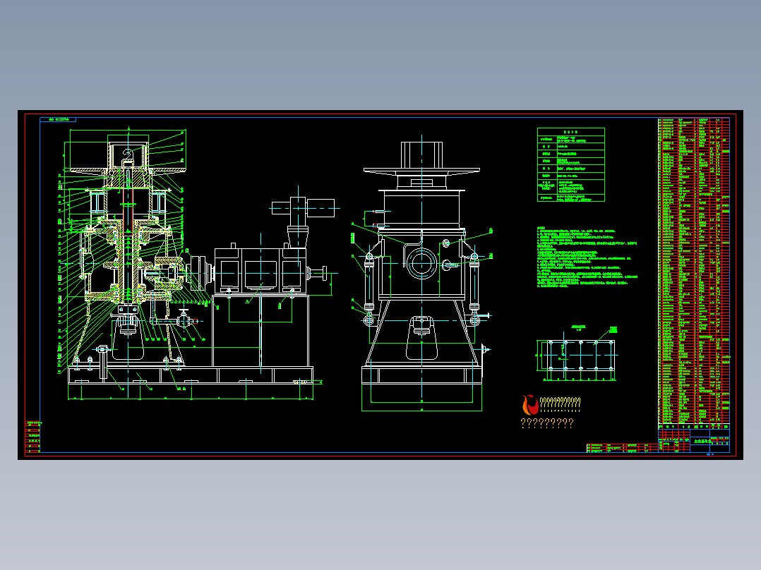 立式卷取机详图