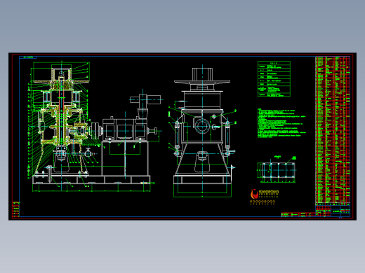 立式卷取机详图