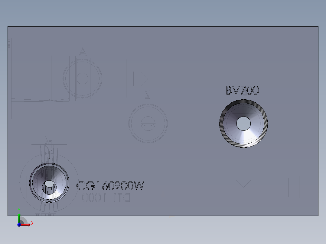 阀块SW2011前视图