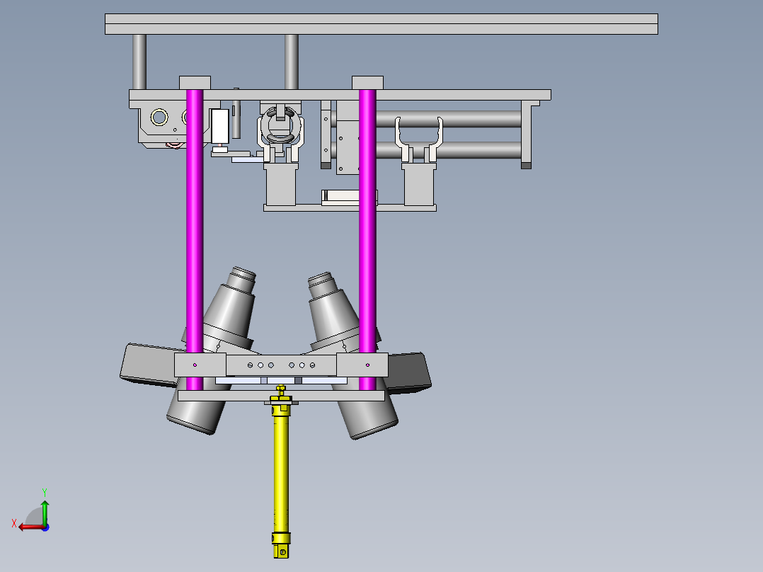 DC马达定子自动印字设备后视图