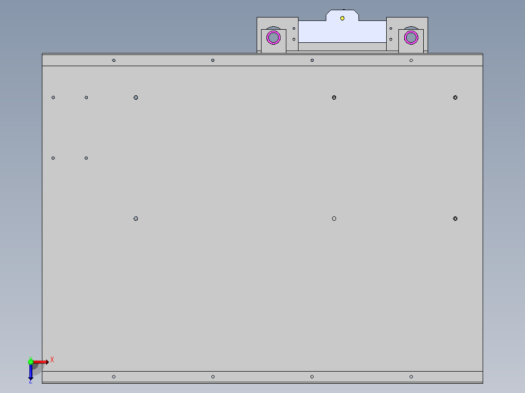 DC马达定子自动印字设备俯视图