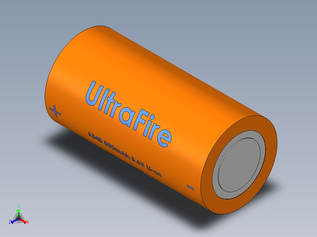 再生电池正等轴测图