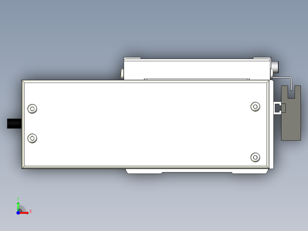 Toyo东佑达直线模组-ECH12-450-BR-100W前视图