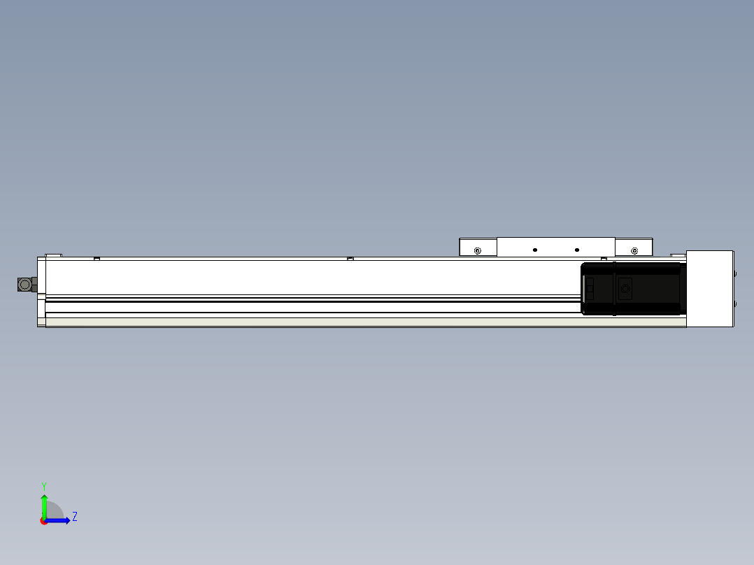 Toyo东佑达直线模组-ECH17-450-BR-400W左视图