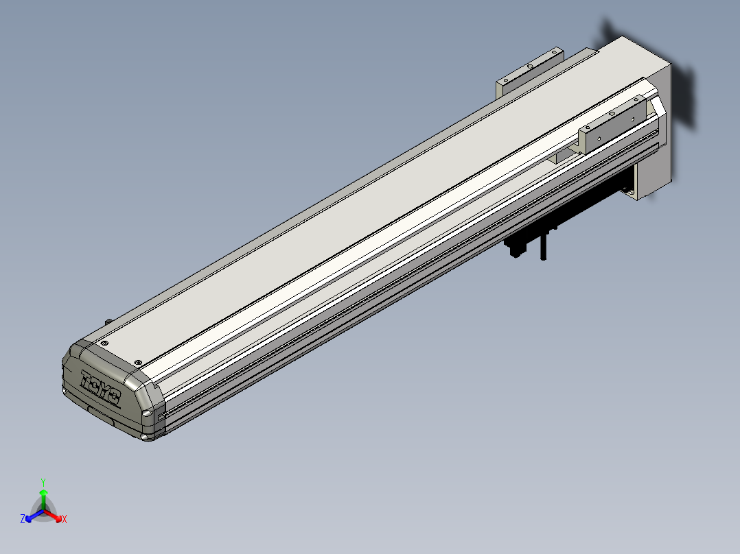 Toyo东佑达直线模组-ETH13-600-BM-400W+煞車主视图