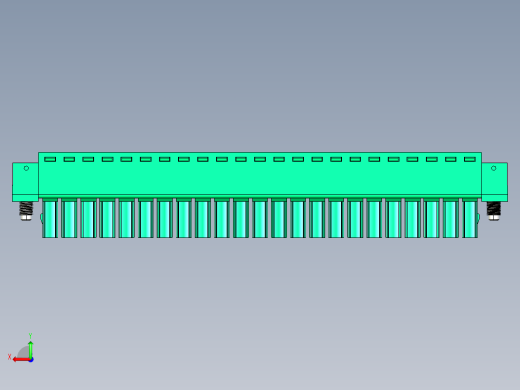 DEGSON 15EDG（公头） 3.5mm 螺钉锁紧，插拔式接线端子 FullPack-15EDGKM-3.5-23P-14-00AH后视缩略图