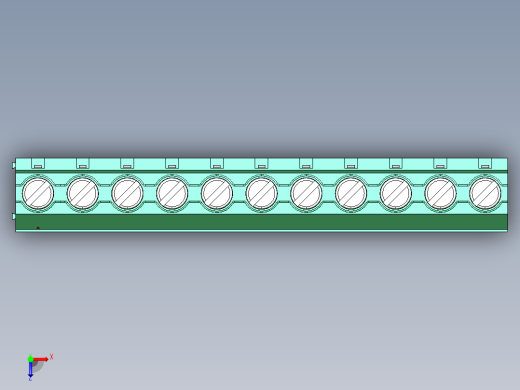 DEGSON DG636 系列 6.357.629.52mm 接线端子-DG636-7.62-11P-14-00AH俯视缩略图