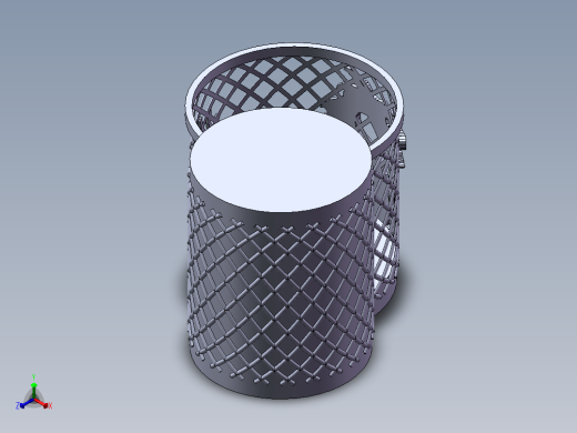 笔筒正等轴测缩略图