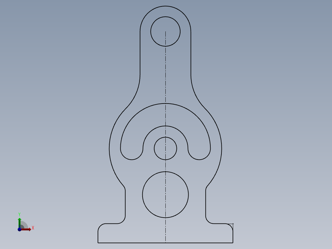 SW建模练习题-practice 8前视图