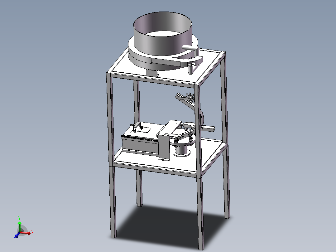 瓶盖切环机模型