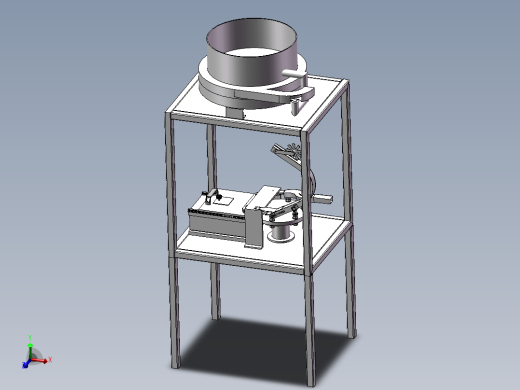 瓶盖切环机模型